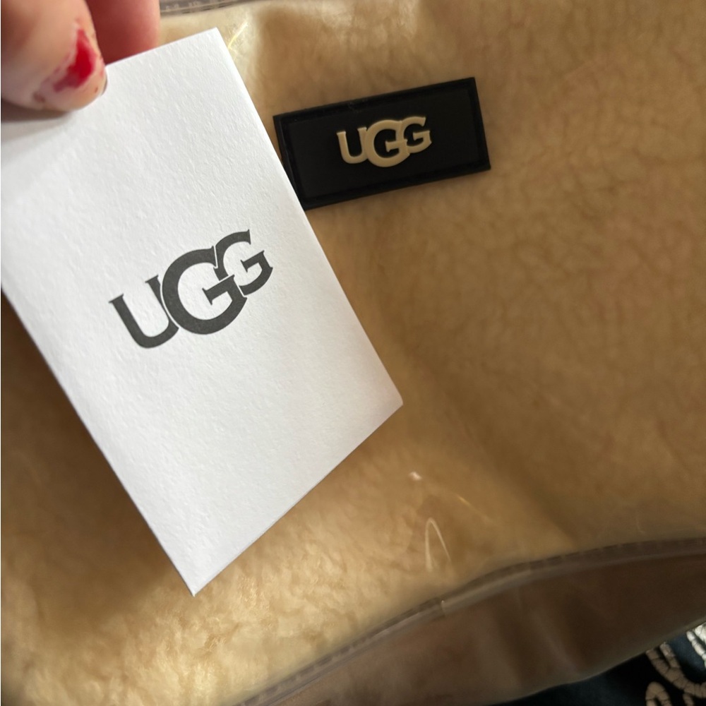 UGG Cream Shearling Tote